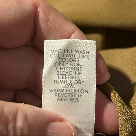 J Jill Bundle of Two Button Down Blouses Burgundy, Nutmeg - Extra Large Petite - Picture 11 of 11